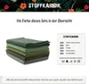 Bündchenstoff 10er Set Grüntöne2 Bio Schlauchware Bündchen Produktbild-Vorschau 3