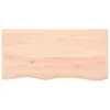 vidaXL Plan de toilette 100x50x(2-4) cm Bois massif non Voir les images du produit 3