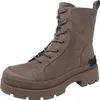 HIS Schnürstiefel Beige Produktbild-Vorschau 1