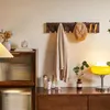 Massivholz Multifunktionale Wandgarderobe Wandhaken Produktbild-Vorschau 4