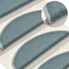 vidaXL Stufenmatten 15 Stk. 65x24x4 cm Seeblau Halbrund Produktbild-Vorschau 2