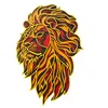 3D Löwenkopf Wanddeko aus Holz im Galatasaray Stil, Produktbild-Vorschau 4
