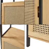 Wysoka szafka 'Tervola' 172x40x35cm bambus/rattan w kolorze Podgląd zdjęcia produktu 6