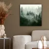 MuchoWow® - Leinwandbilder - Wald - Nebel - Bäume - Natur, Produktbild-Vorschau 5