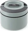 A studio shot of a gray thermos lunch container. Voir les images du produit