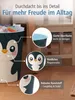 itenga Papierkorb Tiermotiv - PINGUIN - Kawaii Design - ca Produktbild-Vorschau 6