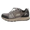 A side view of a gray Skechers men's sneaker. Voir les images du produit