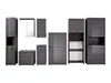 trendteam armadietto a specchio per il bagno Amanda grey Anteprima dell’immagine prodotto 12