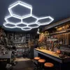 8 Packs Hexagon LED Deckenleuchte, 280W LED Wabenleuchte, Produktbild-Vorschau 4