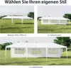 Gloriette de jardin COSTWAY OP3935WH avec 5 parois Voir les images du produit 4