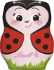 A cartoon ladybug figure with Lindt branding. Produktbild-Vorschau