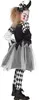 Kleid Halloween Clown schwarz, Groesse:140 Produktbild-Vorschau 5
