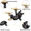 Mit 2 Tabletts und süßen Gläsern, Statue einer schwarzen Produktbild-Vorschau 4