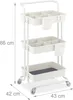 Chariot à roulettes Relaxdays, 3 étages, chariot Voir les images du produit 4