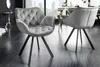 riess-ambiente Drehbarer Stuhl THE DUTCH COMFORT grau Samt Produktbild-Vorschau 3