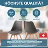 Esszimmerstühle AARHUS, 4-er SET, Grau, buche Produktbild-Vorschau 4