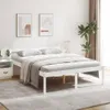vidaXL Seniorenbett Weiß 160x200 cm Massivholz Kiefer Produktbild-Vorschau 2
