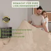 Jersey Bettwäsche 135x200cm 80x80cm Creme Produktbild-Vorschau 3
