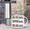 Trendation - Züge Emaille Tasse Geschenk Eisenbahner Produktbild-Vorschau 3
