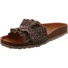 Verbenas Damen Pantolette Rocio Serraje Volante schwarz Produktbild-Vorschau 1