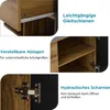 MODFU Garderobenset in Holzoptik mit Spiegel, Schuhbank Produktbild-Vorschau 9