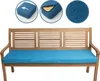 Bankkissen 120×50×7 cm blau – Sitzkissen für Gartenbank mit Produktbild-Vorschau 6