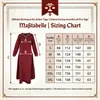 Mittelalter Kleid langarm Rot, mit Borte "Sigyn" M Produktbild-Vorschau 13