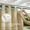 Outdoor Vorhänge Wasserdicht Blickdicht Sonnenschutz Produktbild-Vorschau 5