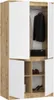Viertüriger Kleiderschrank 90 cm LOTA – Artisan Eiche/weiß Produktbild-Vorschau 2