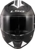 LS2 FF811 VECTOR II SPLITTER Integralhelm schwarz-weiss XL Produktbild-Vorschau 3