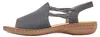 Rieker scarpe da donna sandali sandalo blu casual, numero Anteprima dell’immagine prodotto 10