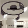Globo Lighting lampa sufitowa metalowa w kolorze rdzy, Podgląd zdjęcia produktu 11