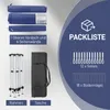 Gazebo pieghevole FCH 3x6 m, con 6 pareti laterali, tenda Anteprima dell’immagine prodotto 4