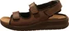 Sandales confort pour hommes en marron Voir les images du produit 13