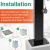 Stojak Wallbox do Pulsar Plus - metalowy słupek montażowy Podgląd zdjęcia produktu 4