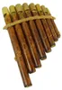 Panpipe whistle bambù strumento a fiato fatto a mano musica Anteprima dell’immagine prodotto 2