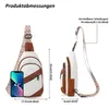 Umhängetasche Brusttasche Damen Sling Bag Rucksack Frauen Produktbild-Vorschau 4
