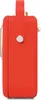 Side view of a red retro-style radio. Produktbild-Vorschau
