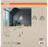 Decor Plaster Routes Bell Pendant 1XE27 Biały Podgląd zdjęcia produktu 3