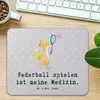 Mr. & Mrs. Panda Mauspad Fuchs Federball spielen - Grau Produktbild-Vorschau 2