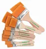 12pcs / Set flache Nylon Haar hölzerne Stifthalter Produktbild-Vorschau 3
