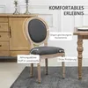 HOMCOM 2er Set Esszimmerstühle Küchenstuhl mit Produktbild-Vorschau 5