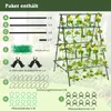 COSTWAY Sada opor pro okurky, tvar A, opora pro rostliny se Náhled obrázku produktu 7