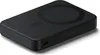 A black Satechi magnetic power bank is shown from a slightly elevated angle on a white background. Produktbild-Vorschau