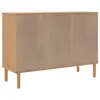vidaXL Sideboard SENJA aspect rotin brun 112x40x80 cm bois Voir les images du produit 9