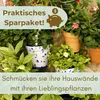 4er Set Blumentopf Wand Blumentopf Wandmontage Produktbild-Vorschau 6