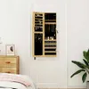 Schmuckschrank mit Spiegel Wandmontage 30x8,5x106 cm Produktbild-Vorschau 3