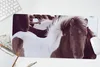 MuchoWow® Mauspad Mousepad Pferd - Schnee - Weiß 60x30 cm - Produktbild-Vorschau 4
