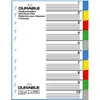 DURABLE Register A4 10-tlg., 674027 mehrfarbig Produktbild-Vorschau 3