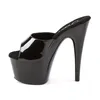 ADORE-701 Damen Slipper von Pleaser, Schwarz Lack , EU 37, Produktbild-Vorschau 3